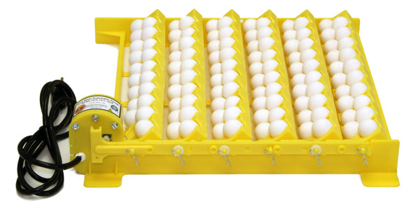 Hova Bator Automatic Egg Turner w/ 6 Universal & 6 Quail Egg Racks