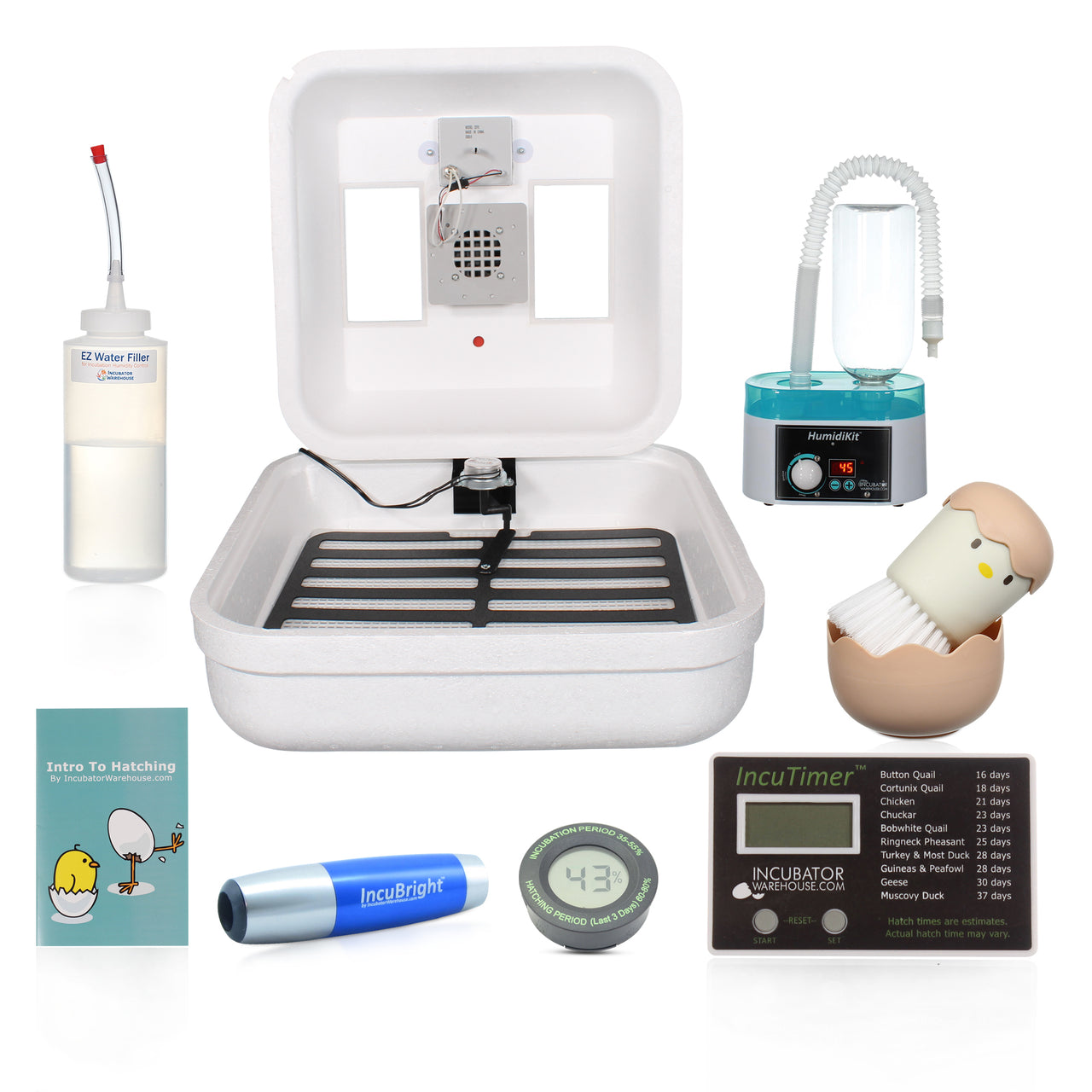 HovaBator 2370 Circulated Air Egg Incubator Deluxe Combo Kit