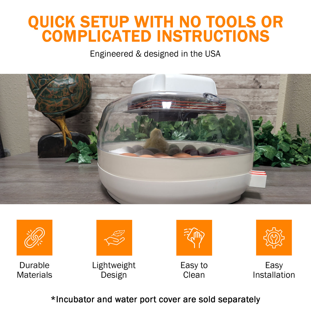 Nurture Right 360 Riser | 1.5" Height Extension for Bird Containment & Larger Eggs