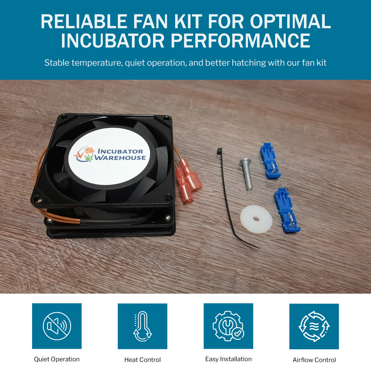 Circulated Air Fan Kit for Hova Bator Incubator