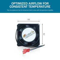 Thumbnail for Circulated Air Fan Kit for Hova Bator Incubator