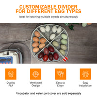 Thumbnail for Nurture Right 360 Hatch Divider | Adjustable Incubator Divider for Multi-Species Hatching