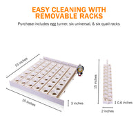 Thumbnail for Little Giant Automatic Egg Turner 6300 w Quail Rails