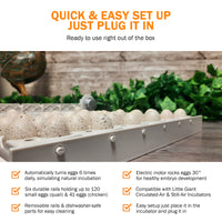 Thumbnail for Little Giant Automatic Egg Turner 6300 w Quail Rails