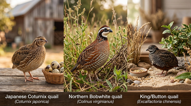 Coturnix vs Bobwhite vs Button Quail: Which is Best? – Incubator Warehouse