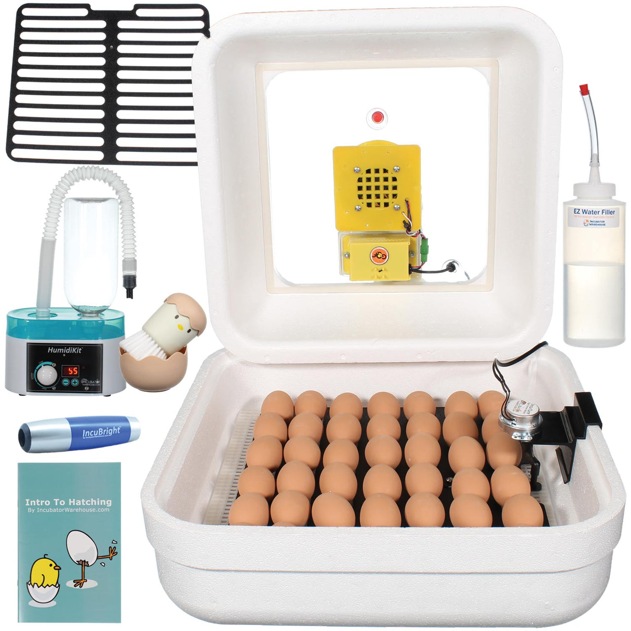 Hova Bator Genesis 1588 12v Digital Egg Incubator Deluxe Combo Kit