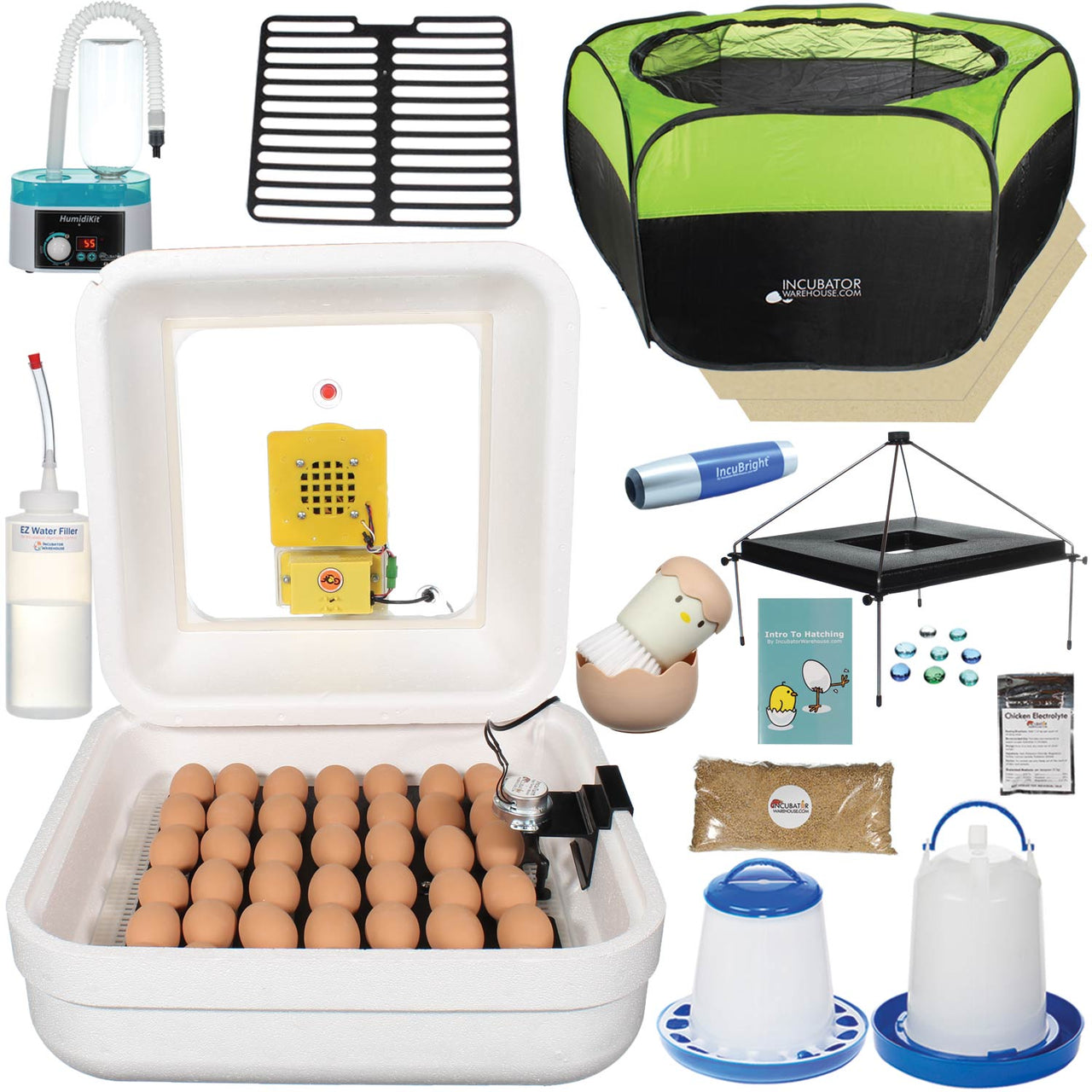 Hova Bator Genesis 1588 Digital Egg Incubator & Brooder Ultimate Combo Kit