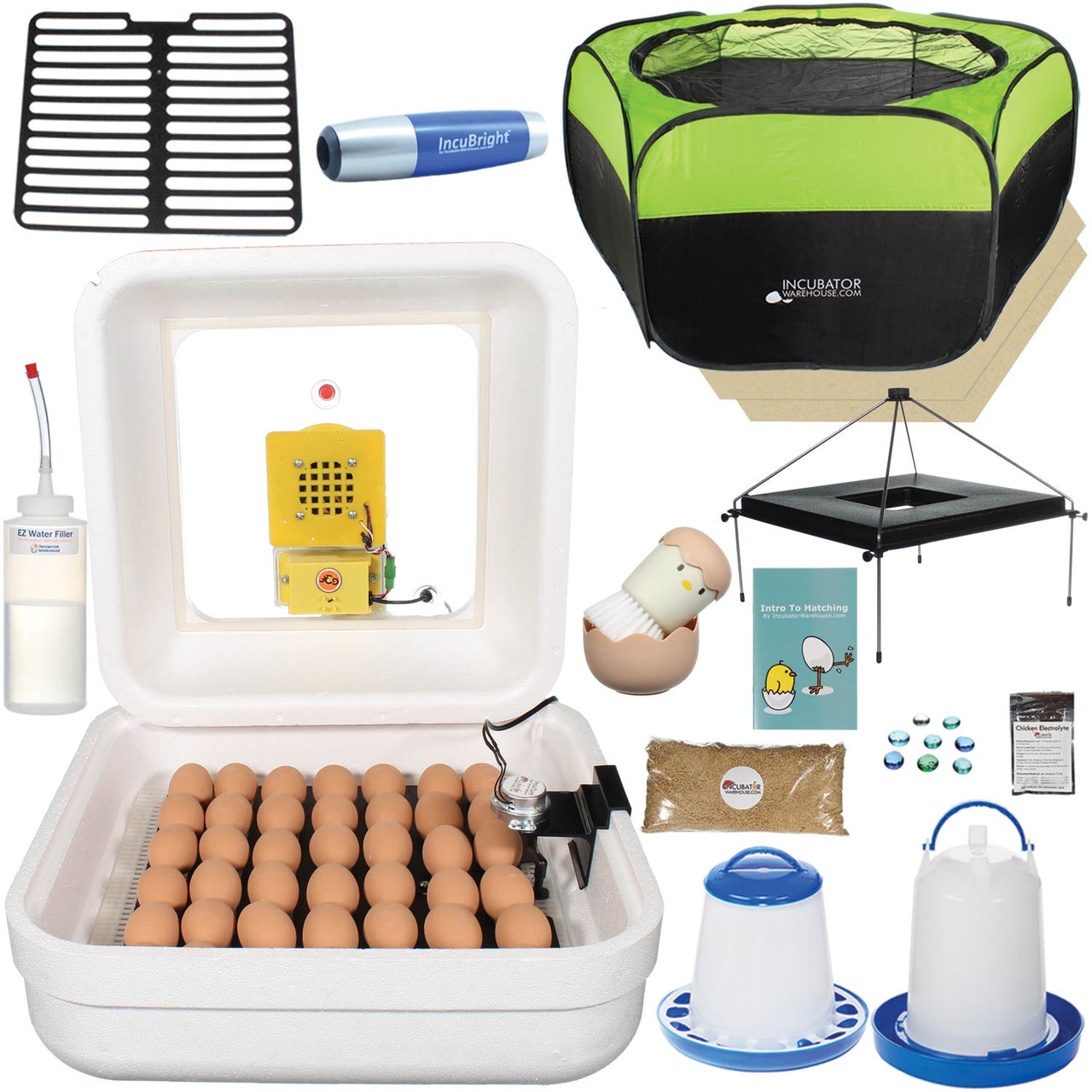 Hova Bator Genesis 1588 Digital Egg Incubator & Brooder Ultimate Combo Kit