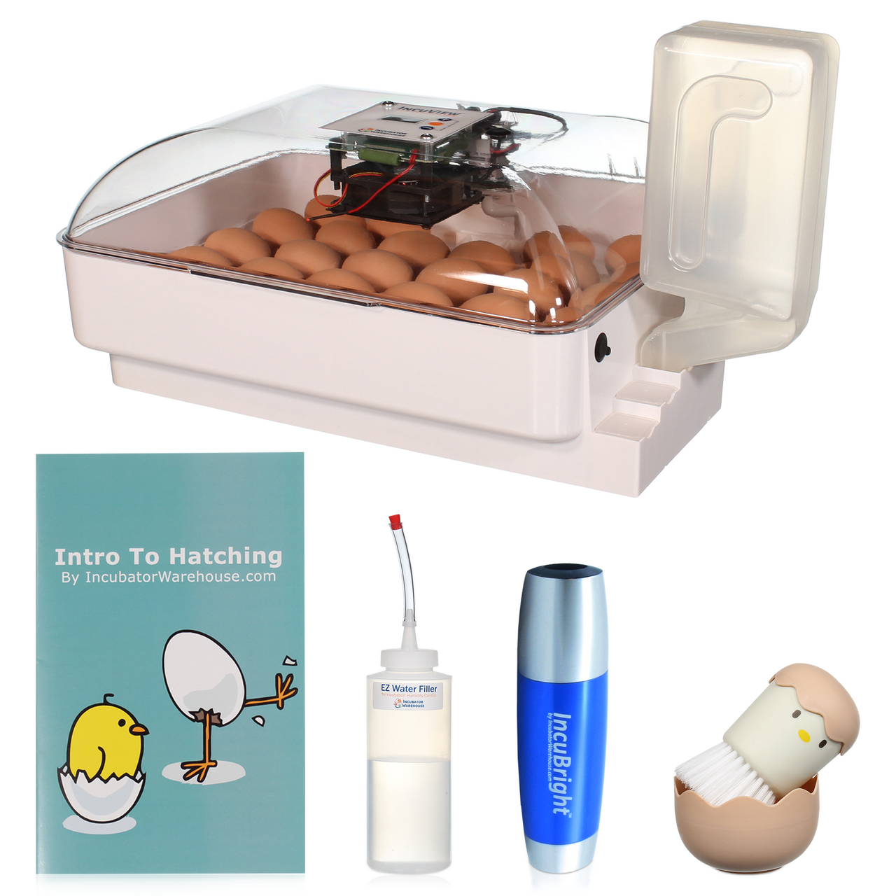 IncuView™ 3 Pro Automatic Egg Incubator Deluxe Combo Kit