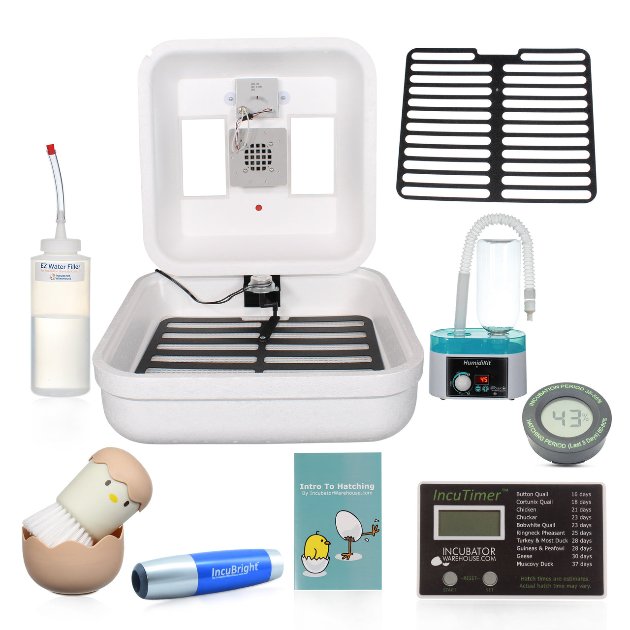 HovaBator 2370 Circulated Air Egg Incubator Deluxe Combo Kit