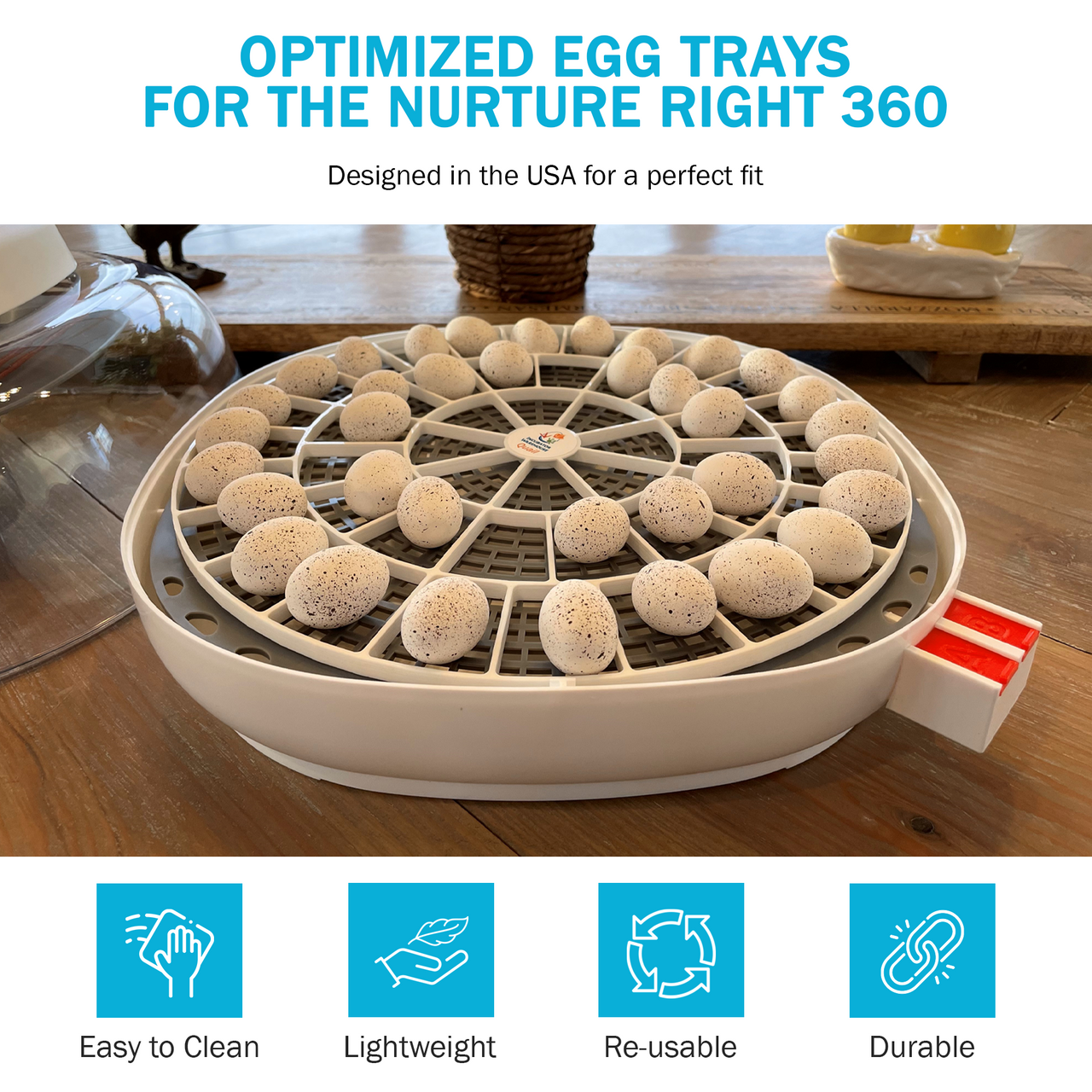 Egg Trays for Nurture Right 360 Egg Incubator (Various Sizes)