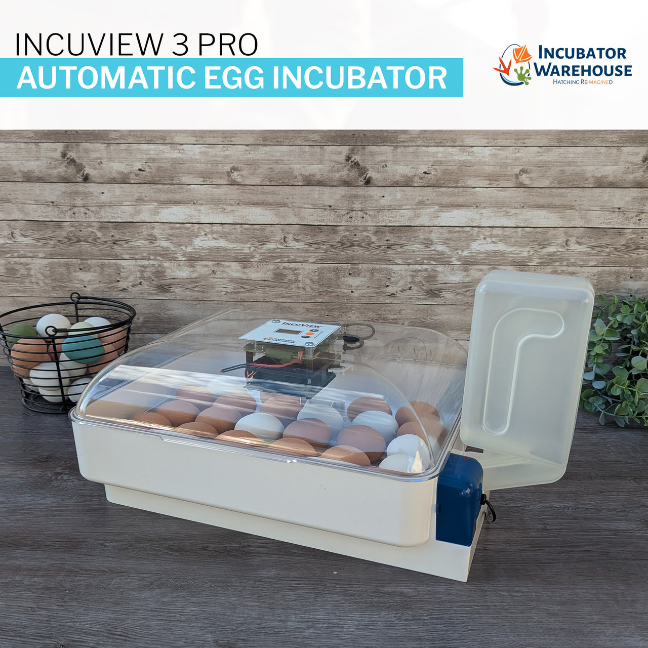 IncuView™ 3 Pro All-In-One Automatic Egg Incubator