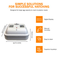 Thumbnail for Hova-Bator 2370 Circulated Air Incubator with Electronic Thermostat