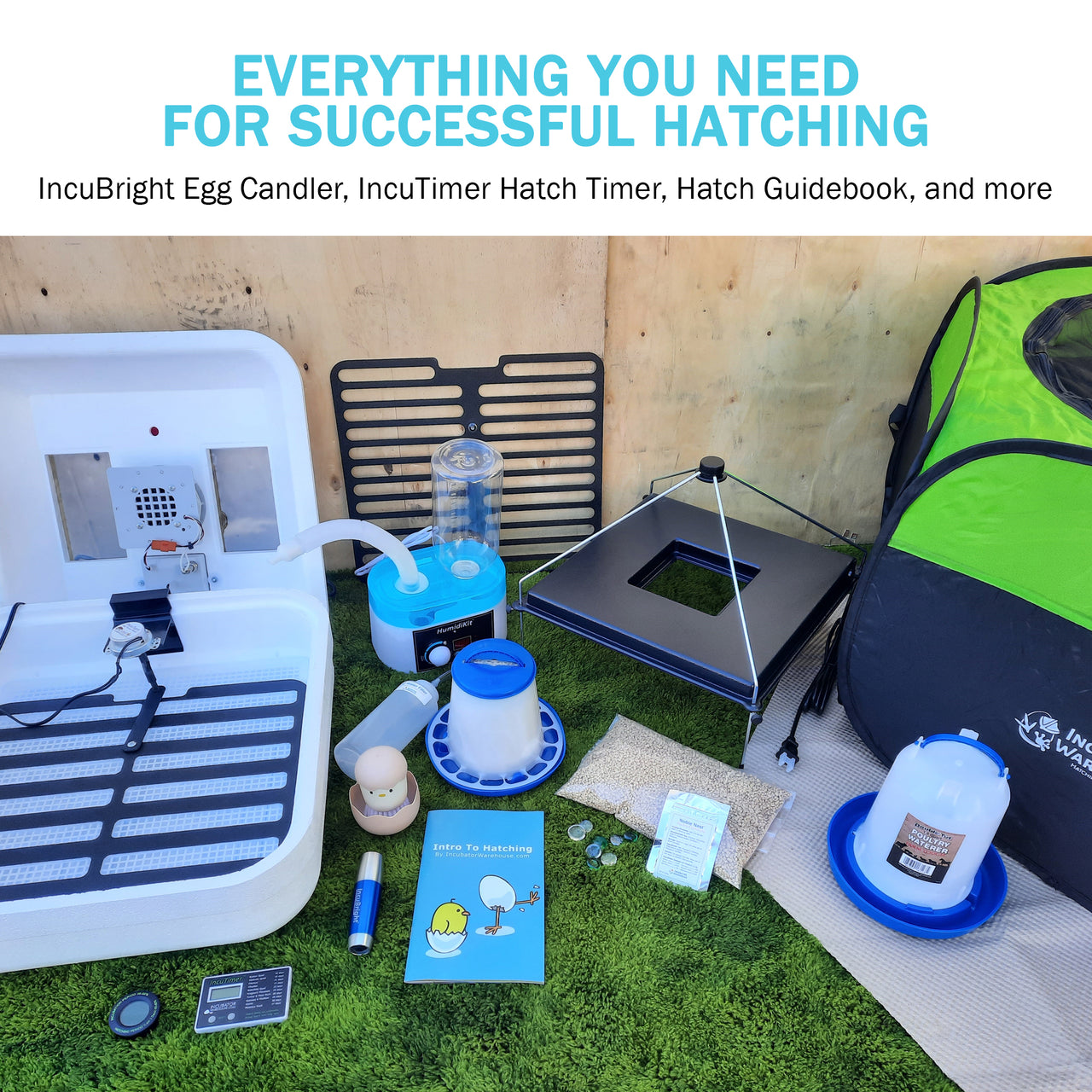 Hova Bator 2370 Egg Incubator & Brooder Ultimate Combo Kit