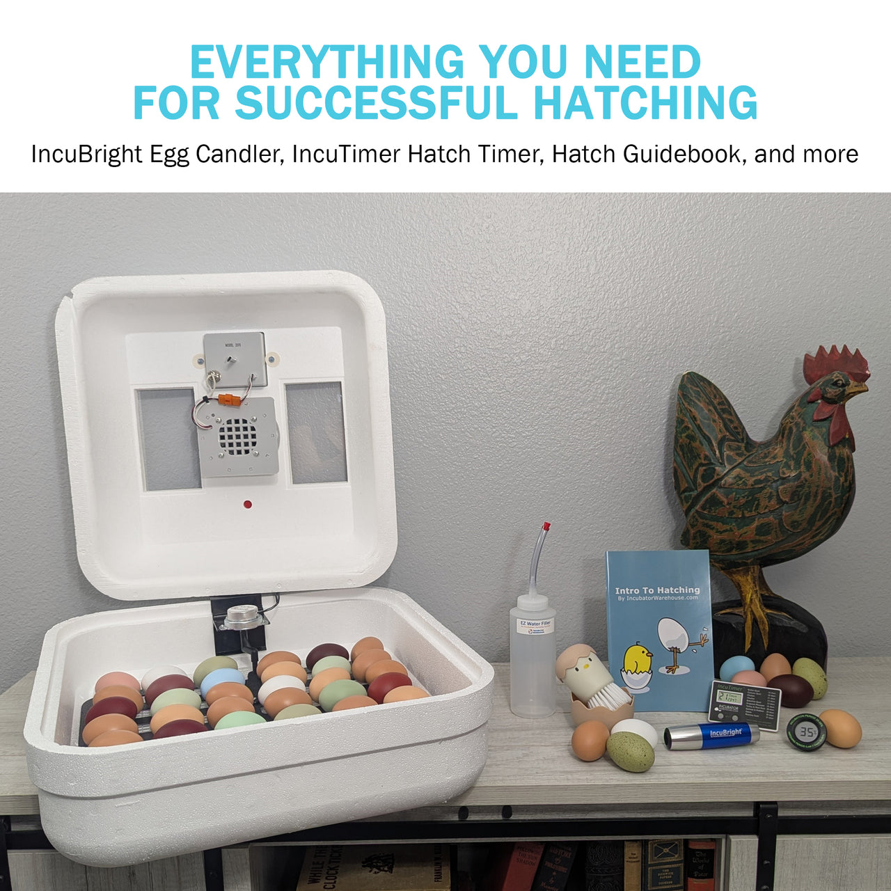 Hova Bator 2370 Egg Incubator & Brooder Ultimate Combo Kit