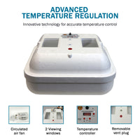 Thumbnail for HovaBator 2370 Circulated Air Egg Incubator Starter Combo Kit