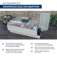 Thumbnail for IncuView™ 3 Pro Automatic Egg Incubator Deluxe Combo Kit