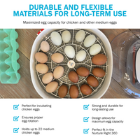 Thumbnail for Egg Trays for Nurture Right 360 Egg Incubator (Various Sizes)