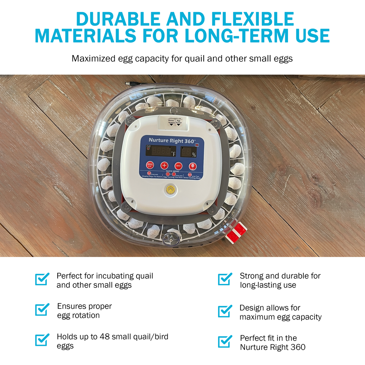 Nurture Right 360 Egg Trays for Small to XL Egg Sizes