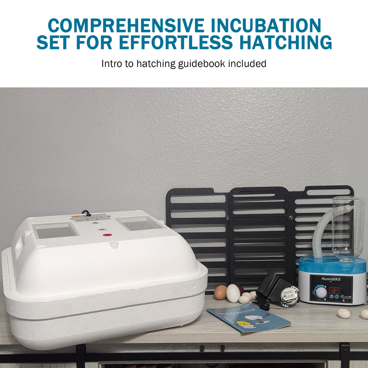 HovaBator 2370 Circulated Air Egg Incubator Starter Combo Kit