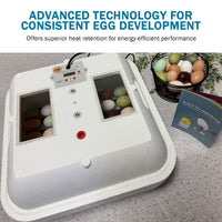 Thumbnail for HovaBator 2370 Circulated Air Egg Incubator Starter Combo Kit