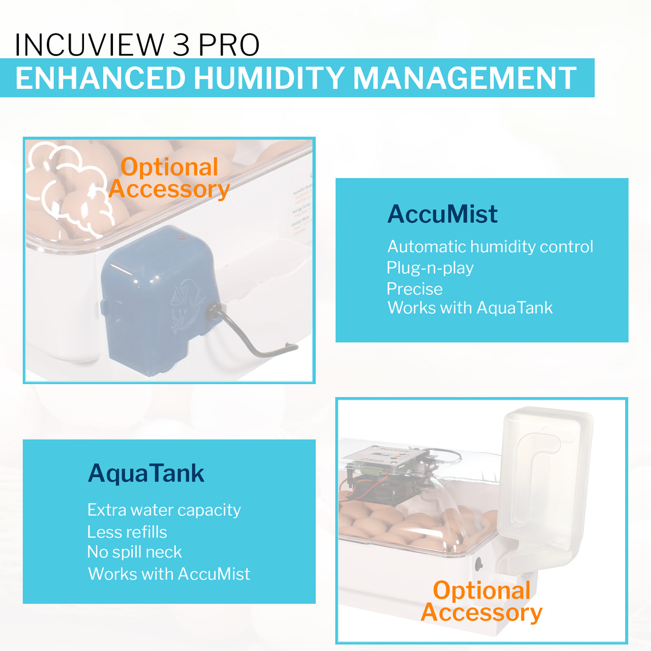 IncuView™ 3 Pro All-In-One Automatic Egg Incubator