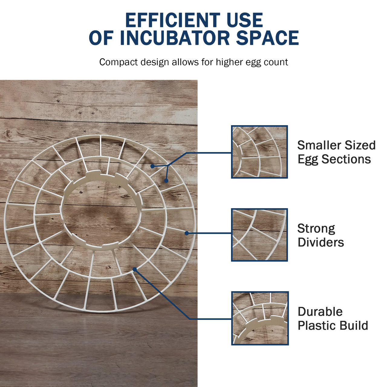 Egg Trays for Kebonnixs Egg Incubator (Various Sizes)