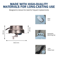 Thumbnail for Replacement Egg Turner Motor for Little Giant, HovaBator, and Farm Innovators