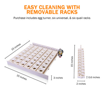 56 Eggs Turner Tray Egg Incubator Automatic Egg Incubator Poultry Chicken Quail Duck With 220v I.526058410