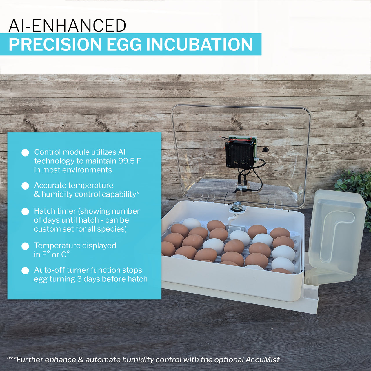 IncuView™ 3 Pro All-In-One Automatic Egg Incubator