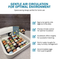 Thumbnail for HovaBator 2370 Circulated Air Egg Incubator Starter Combo Kit