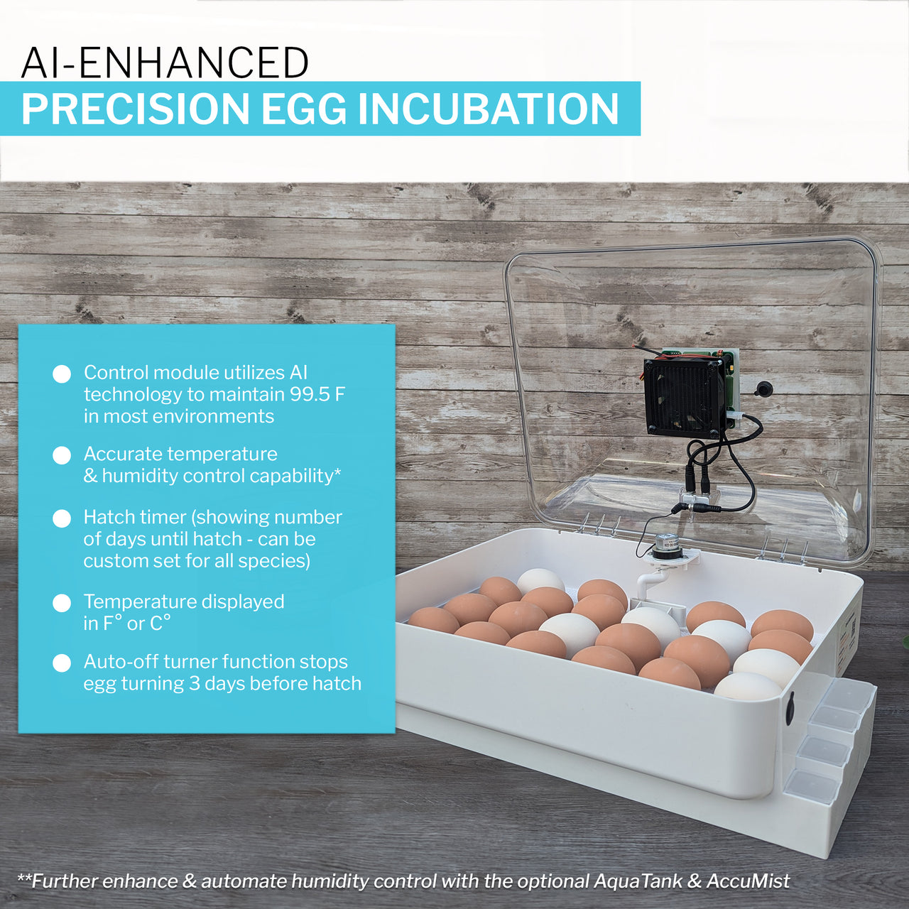 IncuView™ 3 Pro All-In-One Automatic Egg Incubator