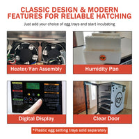 Thumbnail for GQF 1502 Digital Sportsman Cabinet Incubator (Egg Incubator & Hatcher Combo)