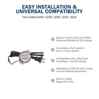 Thumbnail for Replacement Egg Turner Motor for Little Giant, HovaBator, and Farm Innovators