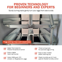 Thumbnail for GQF 1502 Digital Sportsman Cabinet Incubator (Egg Incubator & Hatcher Combo)