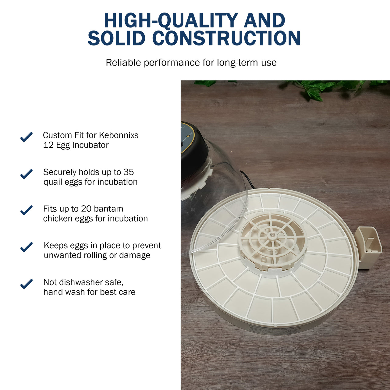 Egg Trays for Kebonnixs Egg Incubator (Various Sizes)