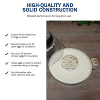 Thumbnail for Egg Trays for Kebonnixs Egg Incubator (Various Sizes)