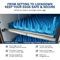 Thumbnail for Set of 6 Plastic Chicken Egg Trays for Cabinet Incubator