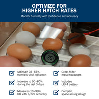 Thumbnail for Incubator Warehouse Digital Hygrometer