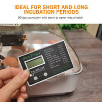 Thumbnail for IncuTimer™ Digital Hatch Countdown Timer for Egg Incubator