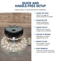 Thumbnail for Egg Trays for Kebonnixs Egg Incubator (Various Sizes)