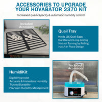 Thumbnail for HovaBator 2370 Circulated Air Egg Incubator Deluxe Combo Kit