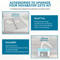 Thumbnail for HovaBator 2370 Circulated Air Egg Incubator Deluxe Combo Kit