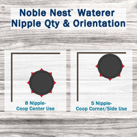 Thumbnail for Noble Nest™ 5 Gallon Bucket Nipple Waterer