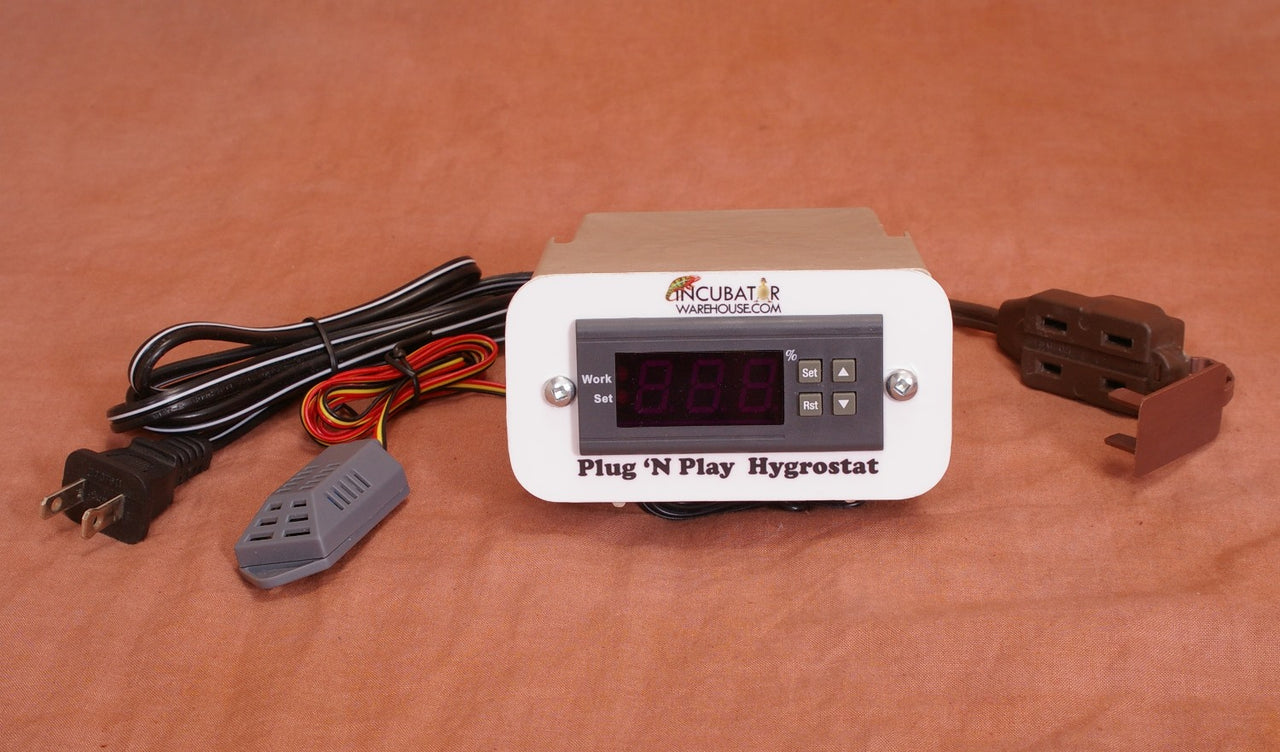 Plug 'n Play Hygrostat for humidity control in Egg Incubator and Reptile  Terrarium – Incubator Warehouse