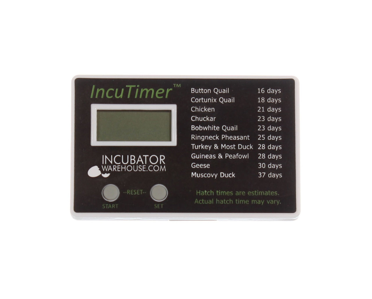 IncuTimer™ Digital Hatch Countdown Timer for Egg Incubator – Incubator ...