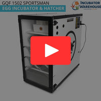 GQF 1502 Digital Sportsman Cabinet Incubator (Egg Incubator & Hatcher Combo)